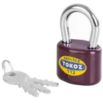 Lacat Tokoz 112/50 pentru exterior, tip suspendat, cu 3 chei si protectie la intemperii