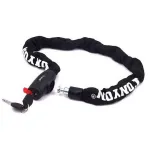 Antifurt cu cheie, lanț din oțel 6 mm x 90 cm, cu manșon textil Syncromate