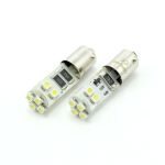 Set 2x bec LED BA9S CANBUS 12V pentru interior auto și portbagaj, 56 lm
