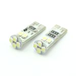 Set 2 becuri LED T10 CANBUS pentru interior și portbagaj, 12V, 56 lm