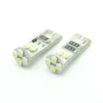 Set 2 becuri LED T10 CANBUS pentru interior și portbagaj, 12V, 56 lm