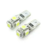 Bec LED T10 CANBUS CAN105 pentru interior auto si portbagaj, set 2 buc