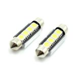 Set 2 becuri LED sofit 39mm CANBUS pentru plafonieră și număr, 12V
