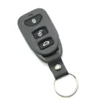 Carcasă telecomandă auto tip normal cu 3 butoane, Carguard, neagră