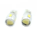 Set 2 becuri LED T10 12V 180 lm pentru iluminare interior și portbagaj