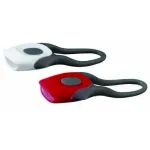 Set lumini bicicleta din silicon Syncromate Twins, 4 LED-uri, 2 functii