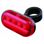 Stop bicicletă Syncromate Hi Five cu 5 LED roșii, 2 funcții, prindere 25.4–31.8 mm