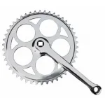 Angrenaj pedalier cu 1 foaie 46T, prindere pătrat, Blade pentru bicicletă