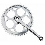 Angrenaj pedalier cu 1 foaie rotundă 46T Blade pentru bicicletă