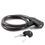 Antifurt cu cheie Blade, cablu 60 cm (9x5 mm) pentru bicicletă/trotinetă