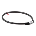 Antifurt bicicleta cu cifru tip D, cablu 9 mm, 60 cm, Blade