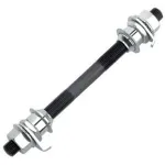 Ax față pentru bicicletă 26", metal negru, 140 mm (3/8" x 140 mm)