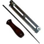 Aparat manual pentru ascuțit lanț drujbă, cu ghidaj și pilă (Blade)