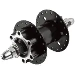 Butuc față 26" din oțel pentru frână pe disc, 36H, cu bile, ax 3/8x140mm