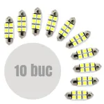 Set 10 becuri LED sofit 41mm 12V 108 lm Carguard CLD304 pentru auto