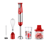 Set blender de mână fără fir Decakila 100W cu tocător 500 ml și accesorii