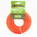 Fir tăietor pentru motocoasă 15 m, 4 mm, secțiune rotundă Gospodarul