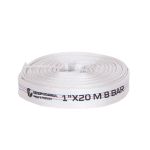 Furtun pompieri PVC pânzat 1 inch (Ø25 mm), 20 m, 8 bar, tip D