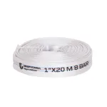 Furtun pompieri PVC pânzat 1 inch (Ø25 mm), 20 m, 8 bar, tip D