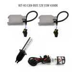 Kit xenon H3 CAN-BUS 12V 35W 4300K, Carguard, cu balasturi