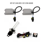Kit xenon H7 CAN-BUS 12V 55W 6000K Carguard, lumina alba 3500 lm