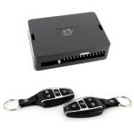 Kit închidere centralizată auto Carguard cu telecomandă, 12V, cod aleator