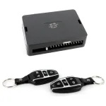 Kit închidere centralizată auto Carguard cu telecomandă, 12V, cod aleator