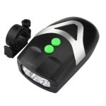 Lanternă cu claxon pentru bicicletă, 3 LED și 3 funcții, Blade