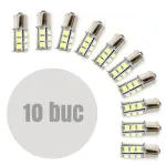 Bec LED pentru frână BA15D 12V, 18 SMD, 290 lm (set 10 buc)