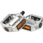 Pedale de bicicleta din aluminiu, model oblic, cu reflectoare Blade