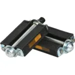 Pedale bicicletă din metal cu cauciuc antiderapant și reflectorizante Blade