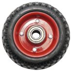 Roată cărucior transport 160x50 mm (6”) cu rulment, cauciuc brut striat