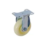 Roată unidirecțională pentru cărucior 3” cu talpă metalică și rulment