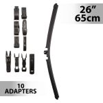 Ștergător parbriz profesional 26"/65 cm Carguard, multiadaptor cu 10 adaptoare