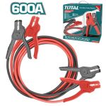 Cablu pornire auto TOTAL 600A, 3 m, cu clești izolați pentru baterie