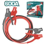 Cablu pornire auto TOTAL 600A, 3 m, cu clești izolați pentru baterie