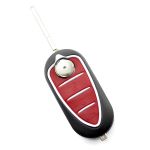 Carcasă cheie Alfa Romeo tip briceag cu 3 butoane, înlocuire husă Carguard