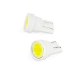 Set 2x bec LED T10 (W5W) COB 18 chip 12V pentru interior și portbagaj
