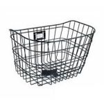 Coș față metalic tip grilaj pentru bicicletă, 34x23x27 cm, Blade