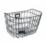 Coș față metalic tip grilaj pentru bicicletă, 34x23x27 cm, Blade