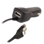 Încărcător auto universal rapid 3în1 Carguard cu Type-C, Micro-USB și Lightning
