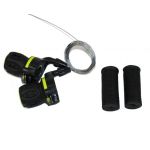 Manete schimbător rotative Peak 3x7 pentru bicicletă, cu cabluri