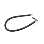 Racord pompă auto din cauciuc striat, 55 cm, cu cap metalic