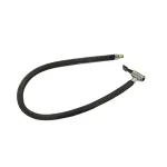 Racord pompă auto din cauciuc striat, 55 cm, cu cap metalic