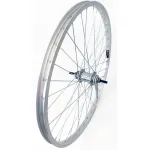 Roată spate bicicletă 24" aluminiu, 36H 14G, pentru anvelope 1.5–1.75