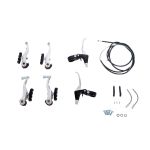 Set complet frână V-Brake cu manete din aluminiu și cabluri, Blade