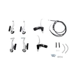 Set complet frână V-Brake cu manete din aluminiu și cabluri, Blade