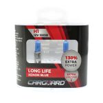 Set 2 becuri halogen H1 12V 100W Carguard Long Life, +130% lumina
