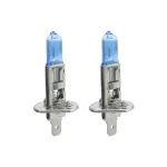 Set 2 becuri halogen H1 12V 100W Carguard Long Life, +130% lumina