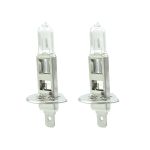Set 2 becuri auto halogen H1 12V 55W Carguard Long Life +50% lumină